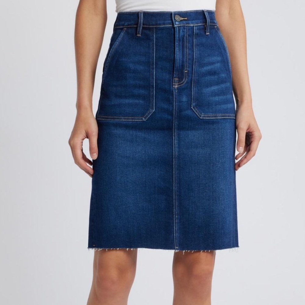 Christopher & Banks Dark Blue Pencil Skirt